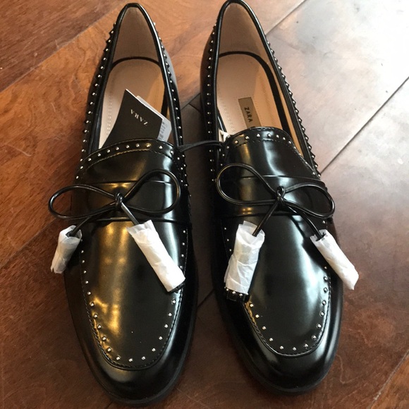 Zara Studded loafers slip on Sz 10❗️sold❗️ - Picture 6 of 8